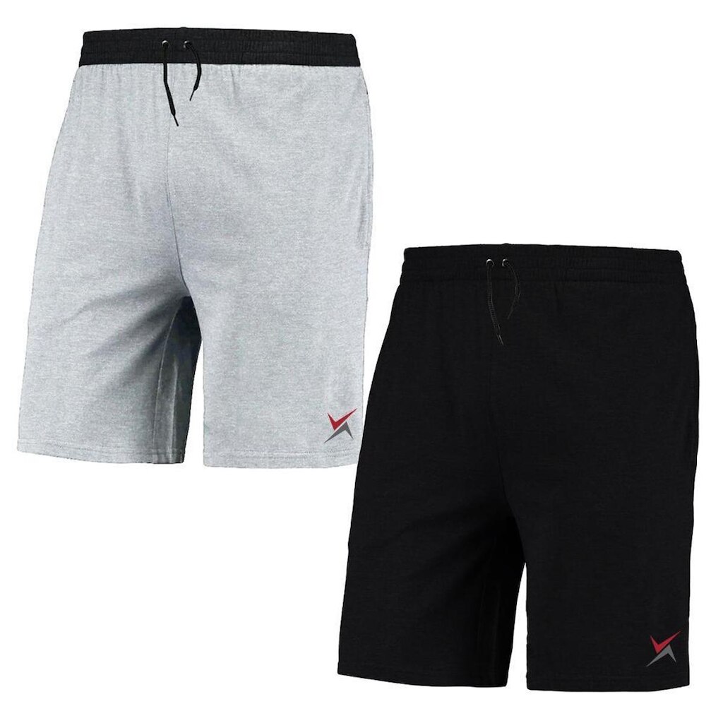 Kit 2 Bermudas Moletom Masculinas Algodão Bolso Confortável