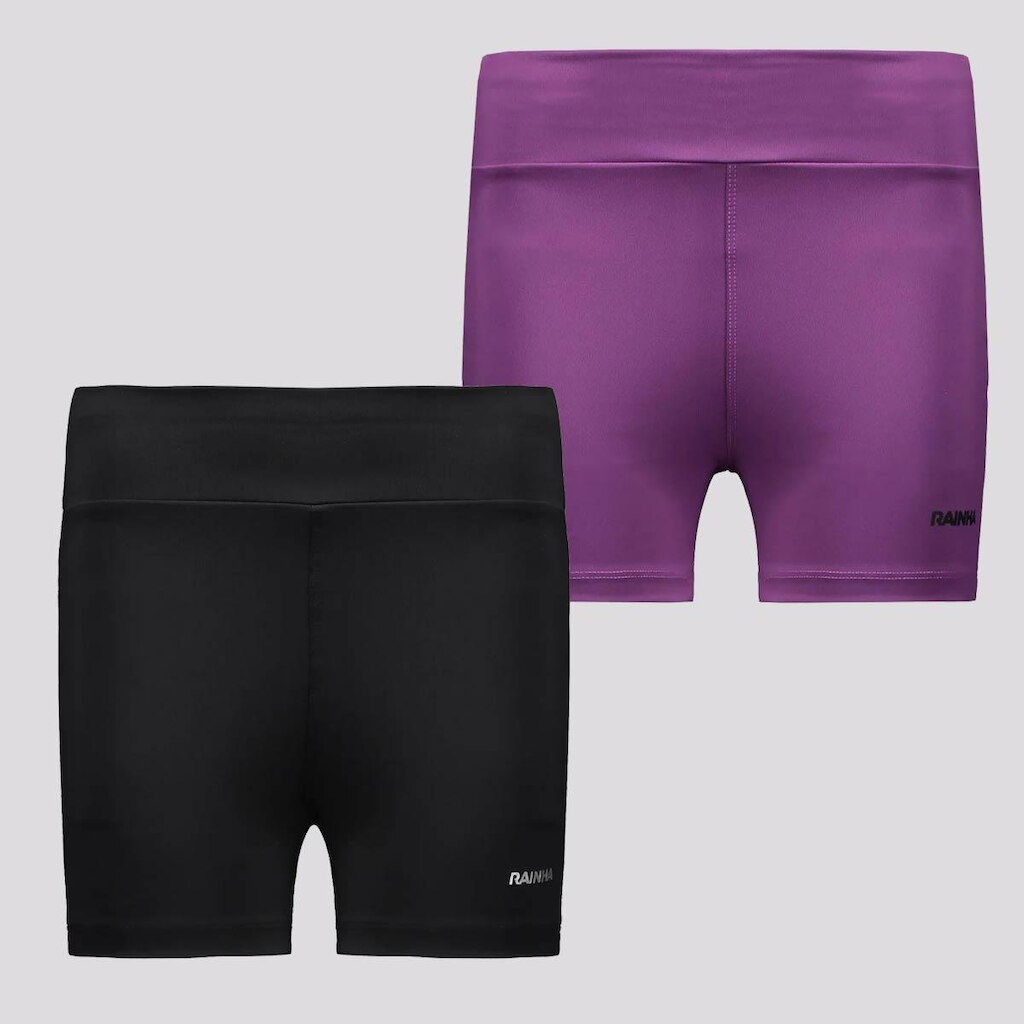 Kit 2 Bermudas Rainha UV 50+ Classic Feminina