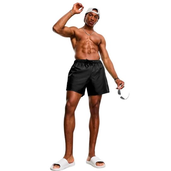 Kit 2 Bermudas Short Tactel Masculina Lisas com Bolsos e Ajuste na Cintura