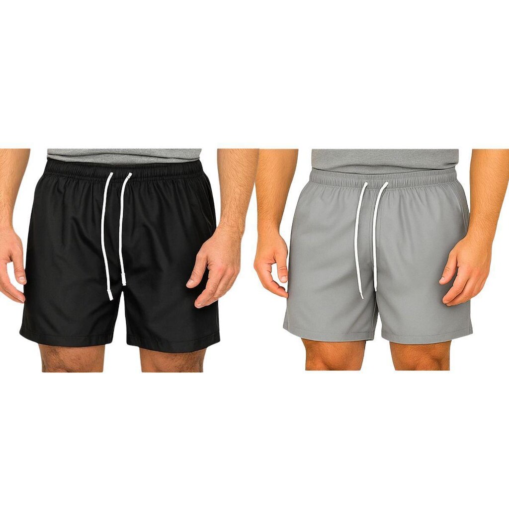 Kit 2 Bermudas Tactel Masculina FMF Secagem Rápida Leve e Confortável