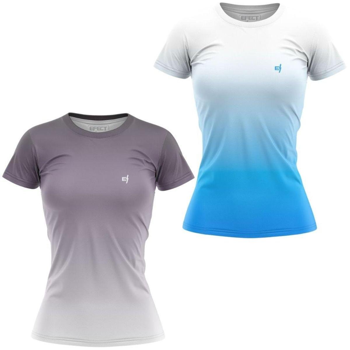 Kit 2 Blusa Academia Feminina Fitness Camiseta Treino Camisa Caminhada Menor preço em Kit 2 Blusa Academia Feminina Fitness Camiseta Treino Camisa Caminhada