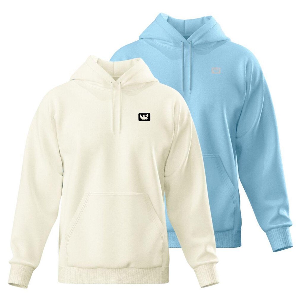 Kit 2 Blusa de Moletom Canguru com Capuz Confortável Estilo Casual Siri