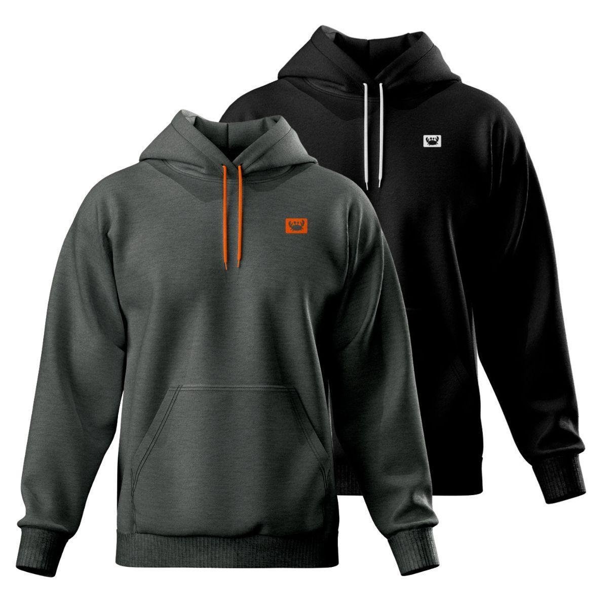 Kit 2 Blusa de Moletom Canguru com Capuz Confortável Estilo Casual Siri