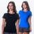 Kit 2 Blusas Femininas Surty Never Wet - Preto+Azul