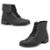 Kit 2 Botas Mid Coturno Cano Médio Feminino - Preto