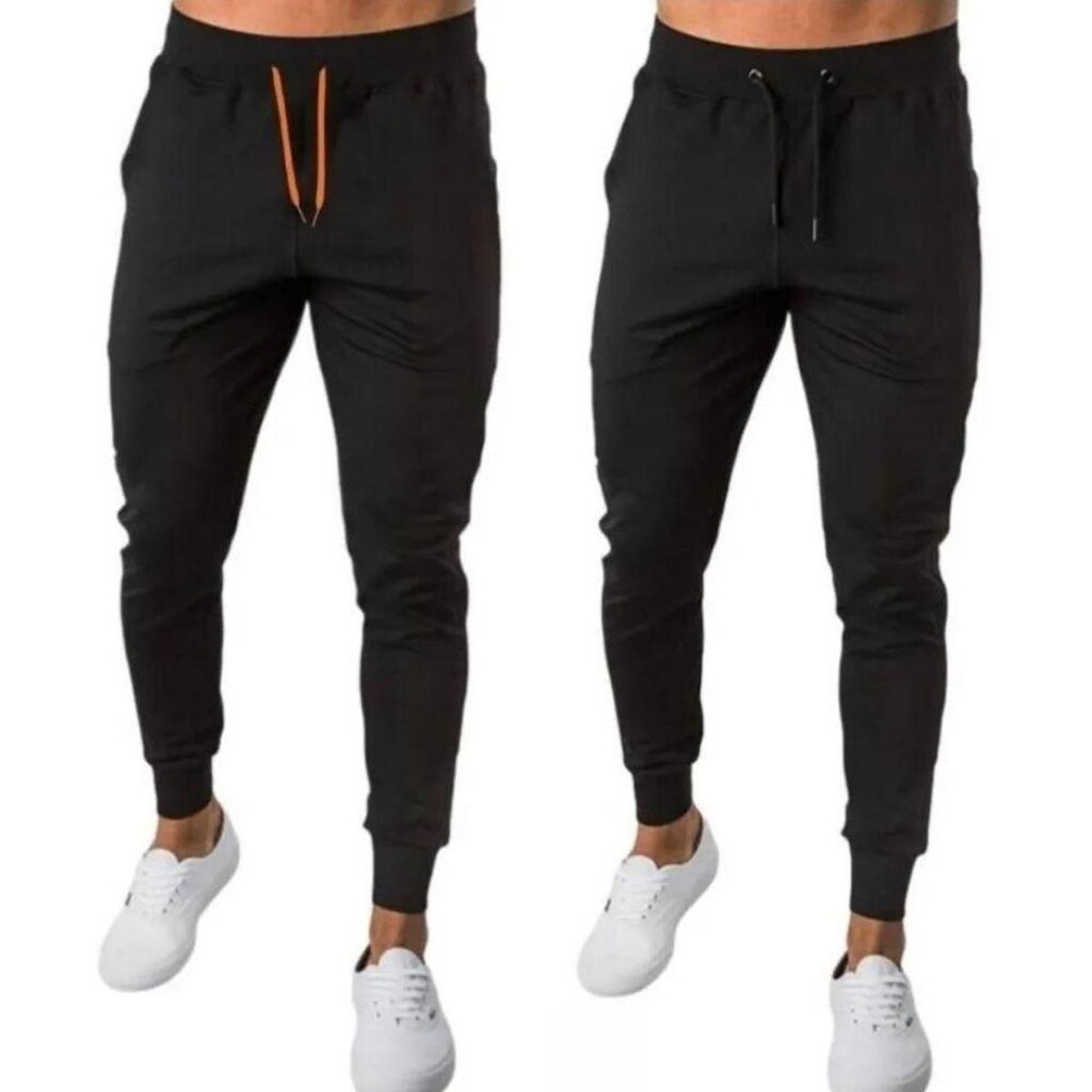 Kit 2 Calça Hyve De Moletom Flanelada Modelo Jogger Masculina