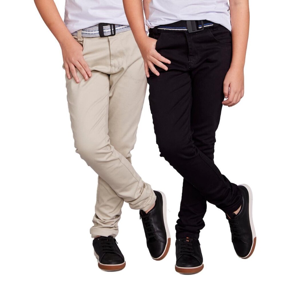 KIT 2 CALÇA INFANTIL SKINNY MENINO
