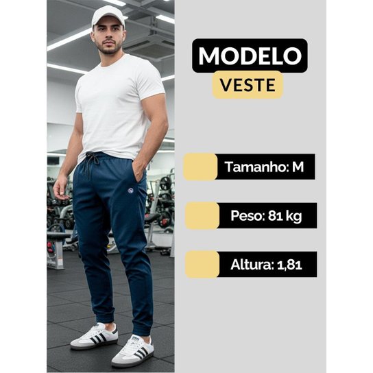 Kit 2 Calça Jogger Tactel Premium com Elastano Corta Vento