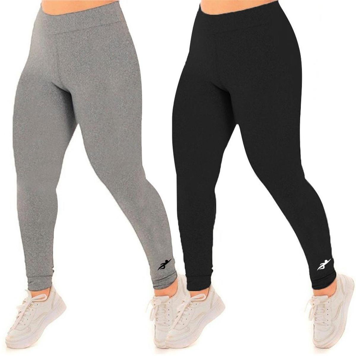 Kit 2 Calça Legging Feminina - Preto | Netshoes