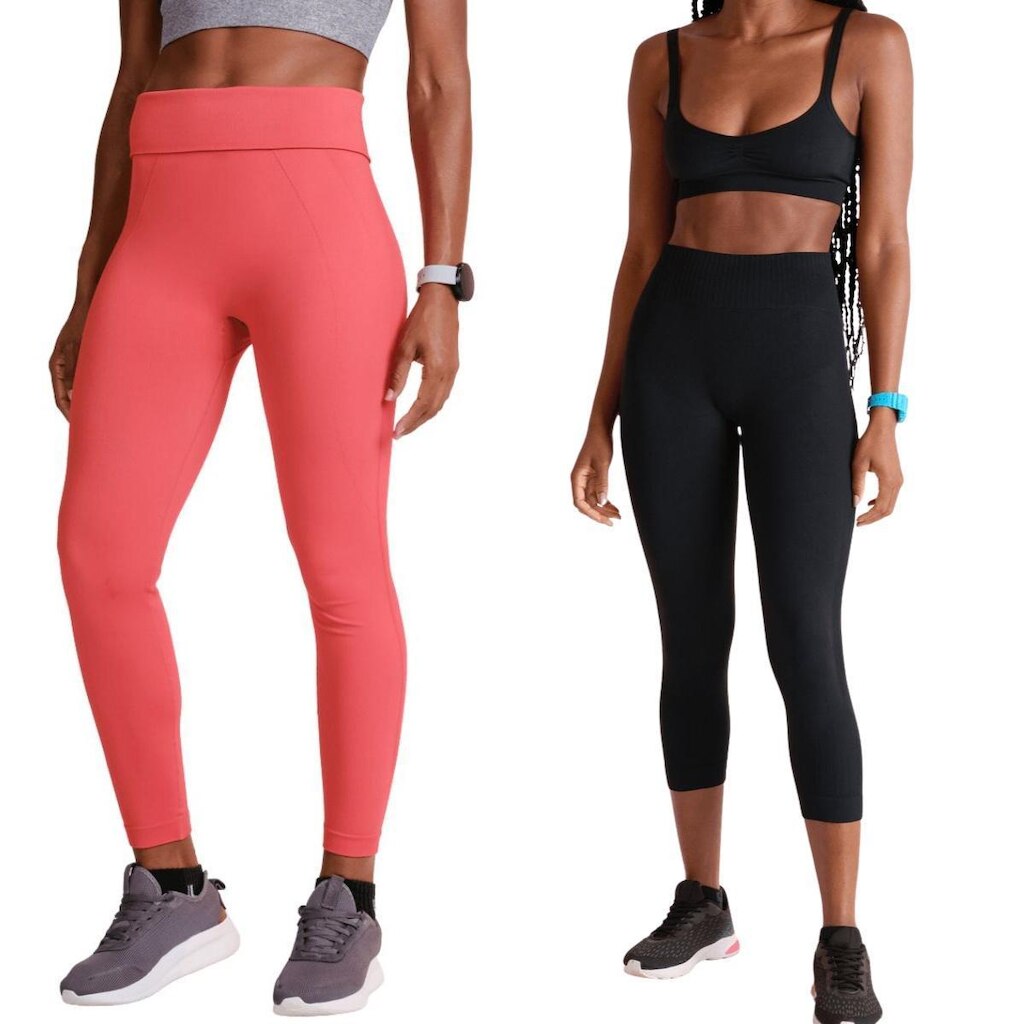 Kit 2 Calça Legging Leg Cintura Alta Lupo Capri Strong II