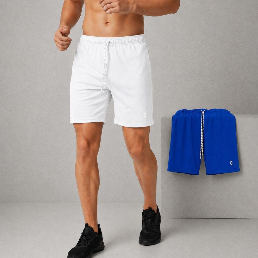 Kit 2 Calção Masculino Futebol Academia Caminhada Com Bolso