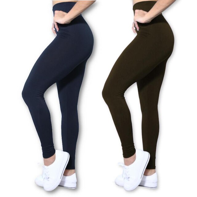 Kit 2 Calças Legging Heide Ribeiro Leg Basic Suplex