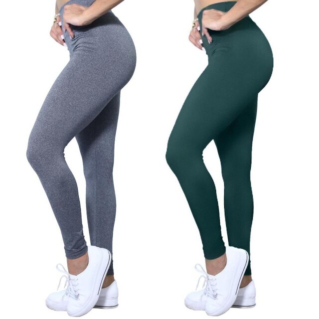 Kit 2 Calças Legging Heide Ribeiro Leg Basic Suplex