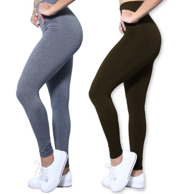 Kit 2 Calças Legging Heide Ribeiro Leg Basic Suplex
