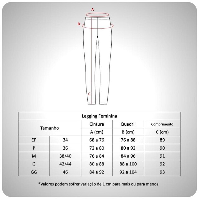 Kit 2 Calças Legging Heide Ribeiro Leg Basic Suplex