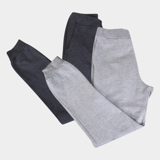 Kit 2 Calças Moletom Básicos Masculino - Mescla é ruim? Kit 2 Calças Moletom Básicos Masculino - Mescla é boa?