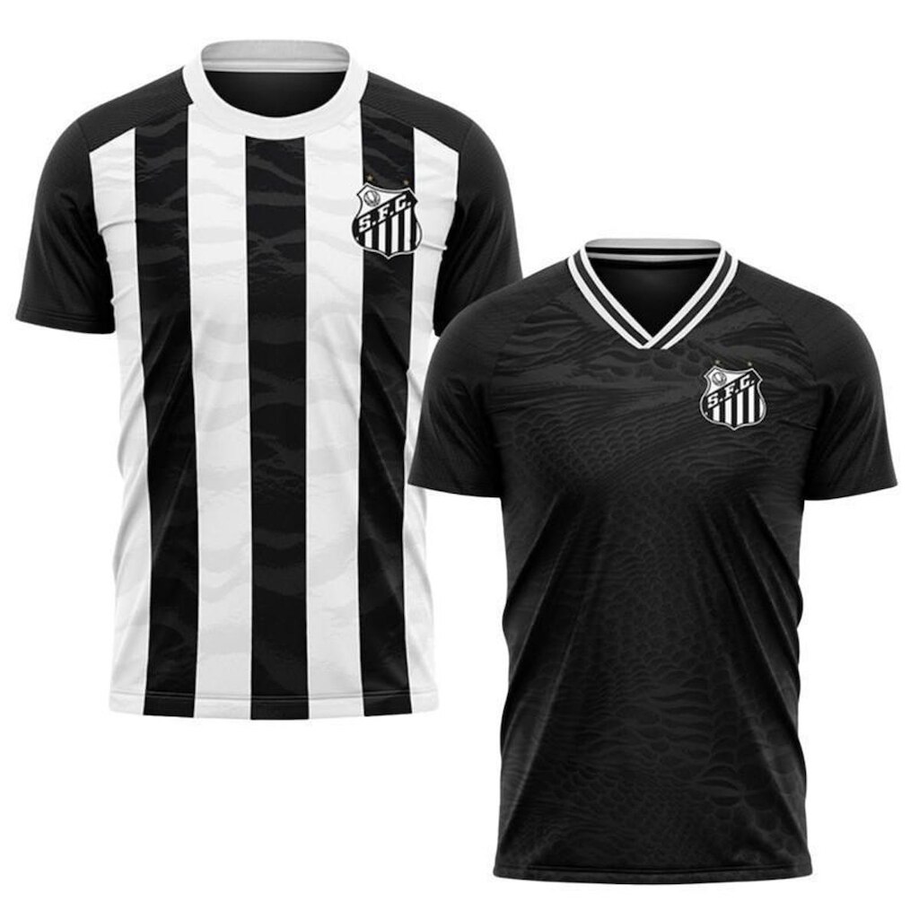 Kit 2 Camisa Santos Modelo Matriz E Ponto Masculina Original Licenciada
