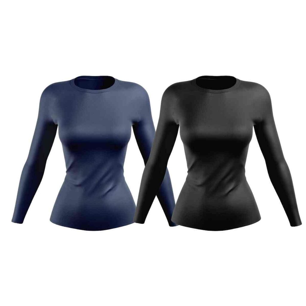 Kit 2 Camisas Feminina com Proteção Solar UV 50+ Camisa com Manga Longa