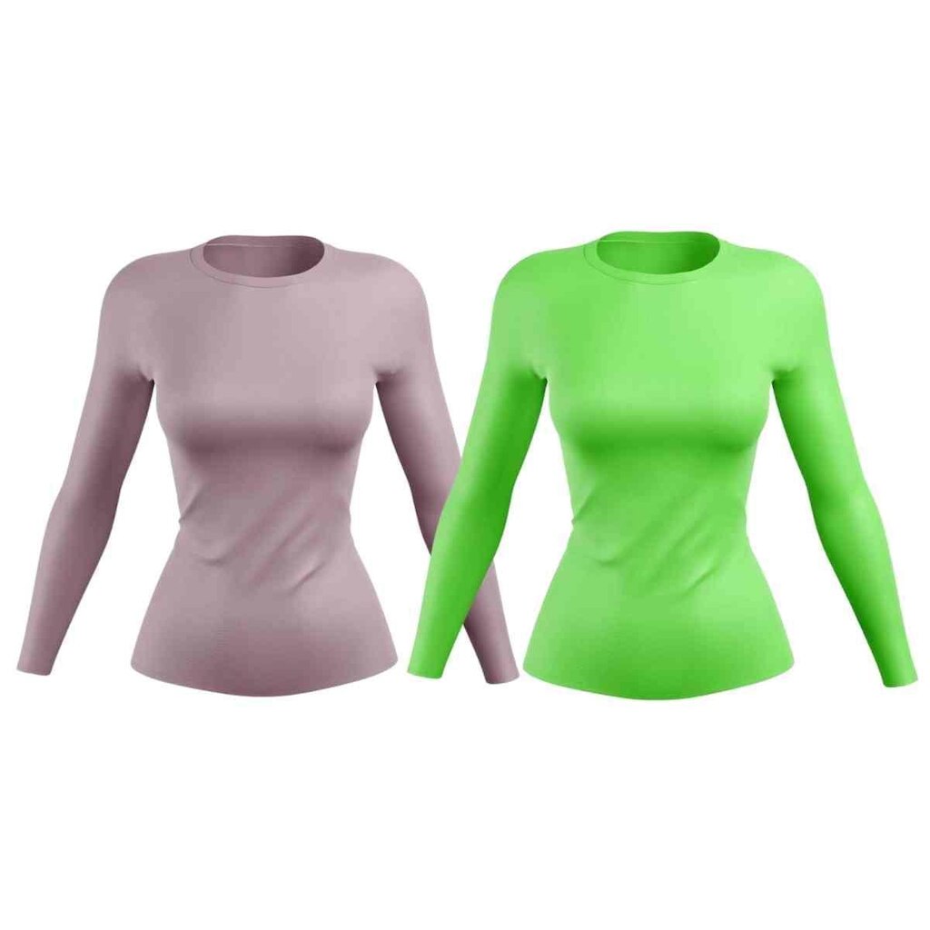 Kit 2 Camisas Feminina com Proteção Solar UV 50+ Camisa com Manga Longa