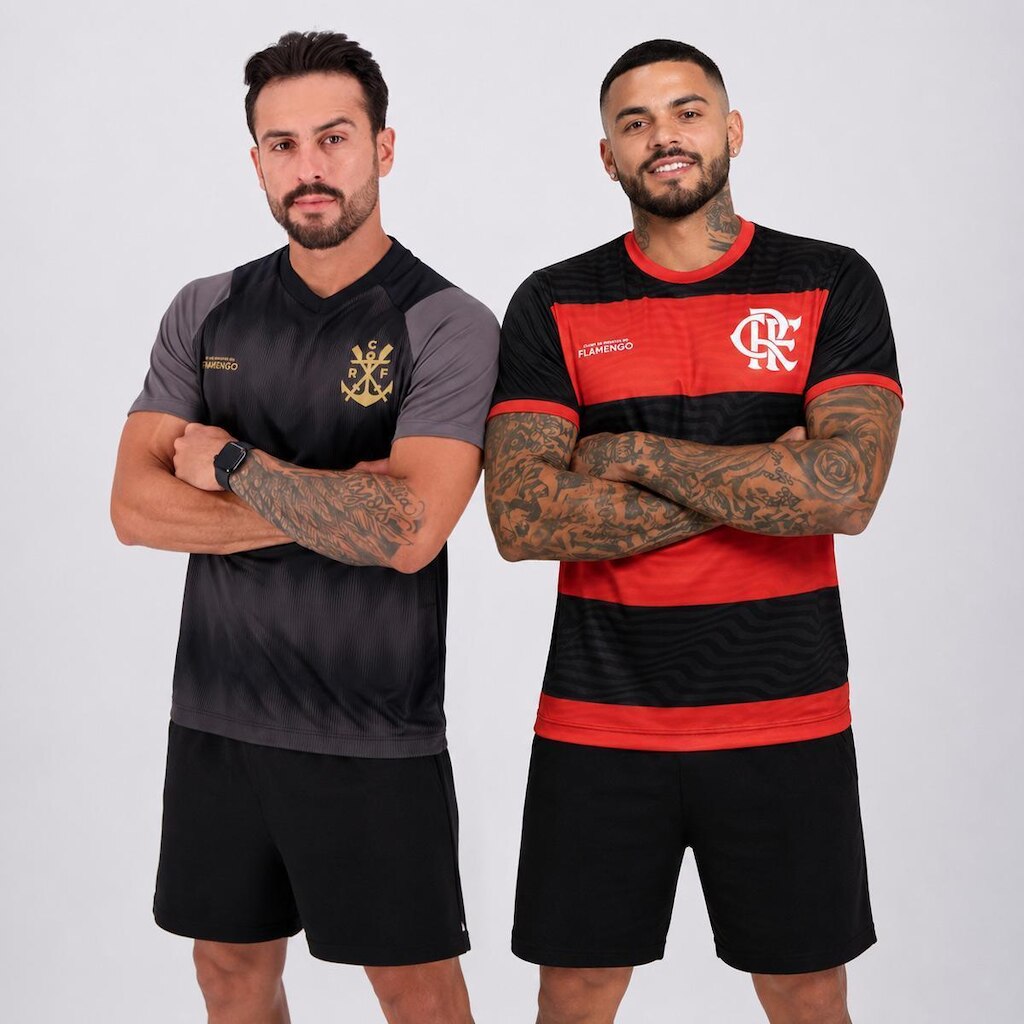 Kit 2 Camisas Flamengo EmoçãoEnergia