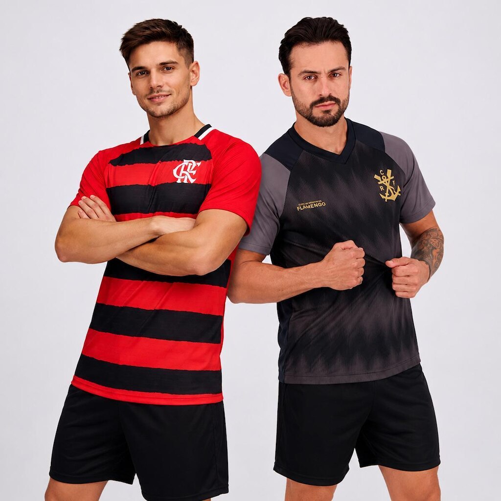 Kit 2 Camisas Flamengo MantoEnergia