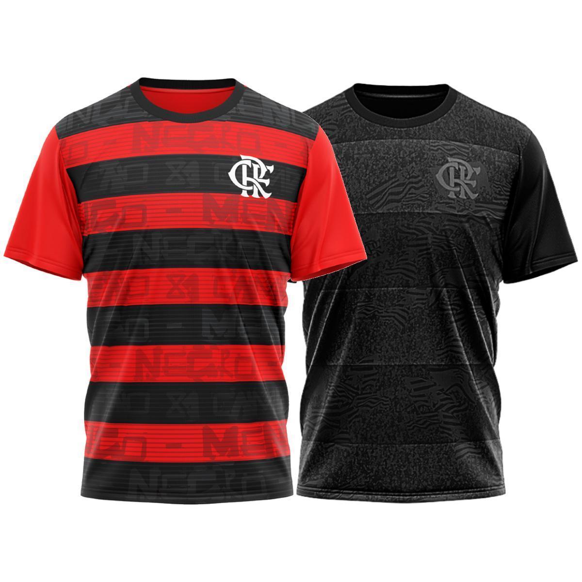 Kit 2 Camisas Flamengo - Shout + Confirm - Masculino Menor preço em Kit 2 Camisas Flamengo - Shout + Confirm - Masculino