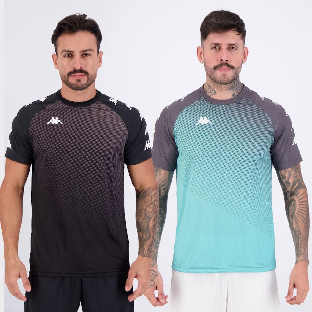 Kit 2 Camisas Kappa Grimes
