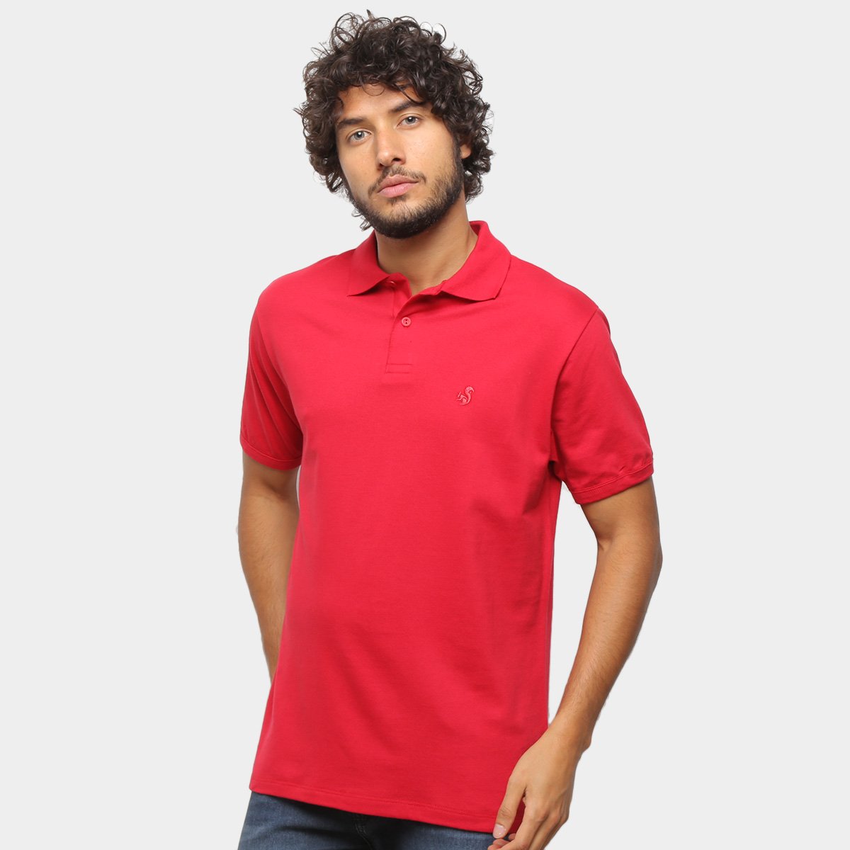 Kit 2 Camisas Polo Básicos Lisa Masculina - 3