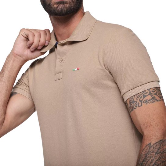 Kit 2 Camisas Polo Itália Industrie Básica Piquet Premium