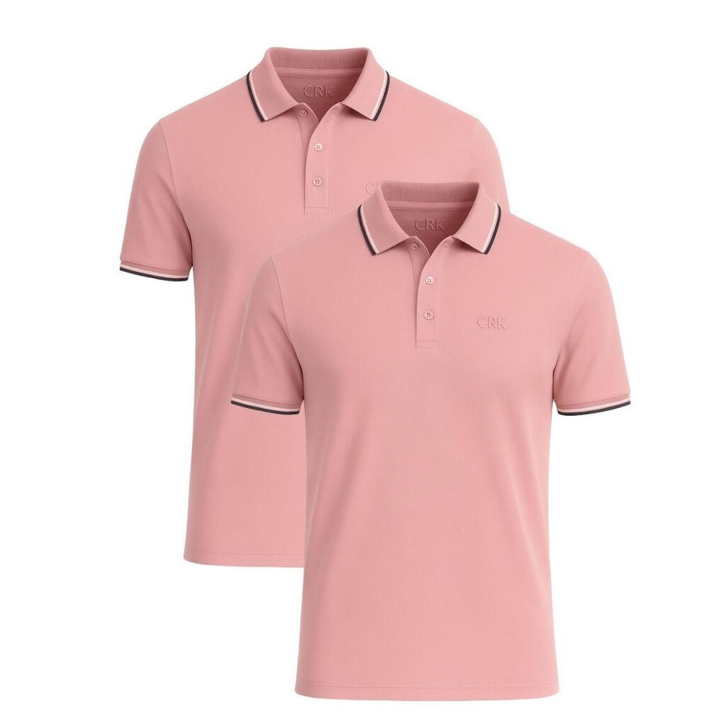 Kit 2 Camisas Polo Masculina Básica Crocker