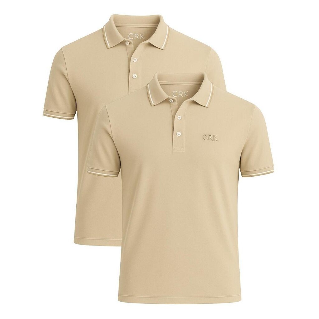 Kit 2 Camisas Polo Masculina Básica Crocker