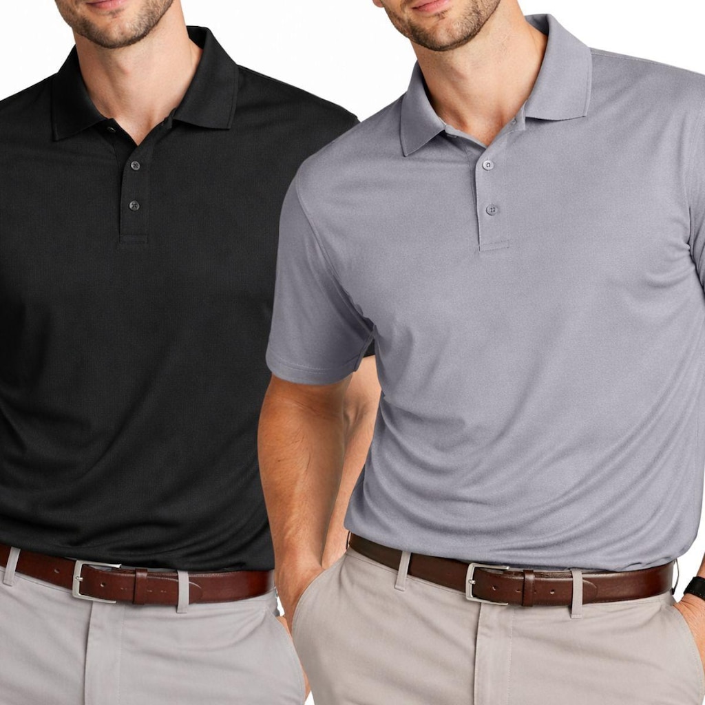 Kit 2 Camisas Polo Poliamida Premium