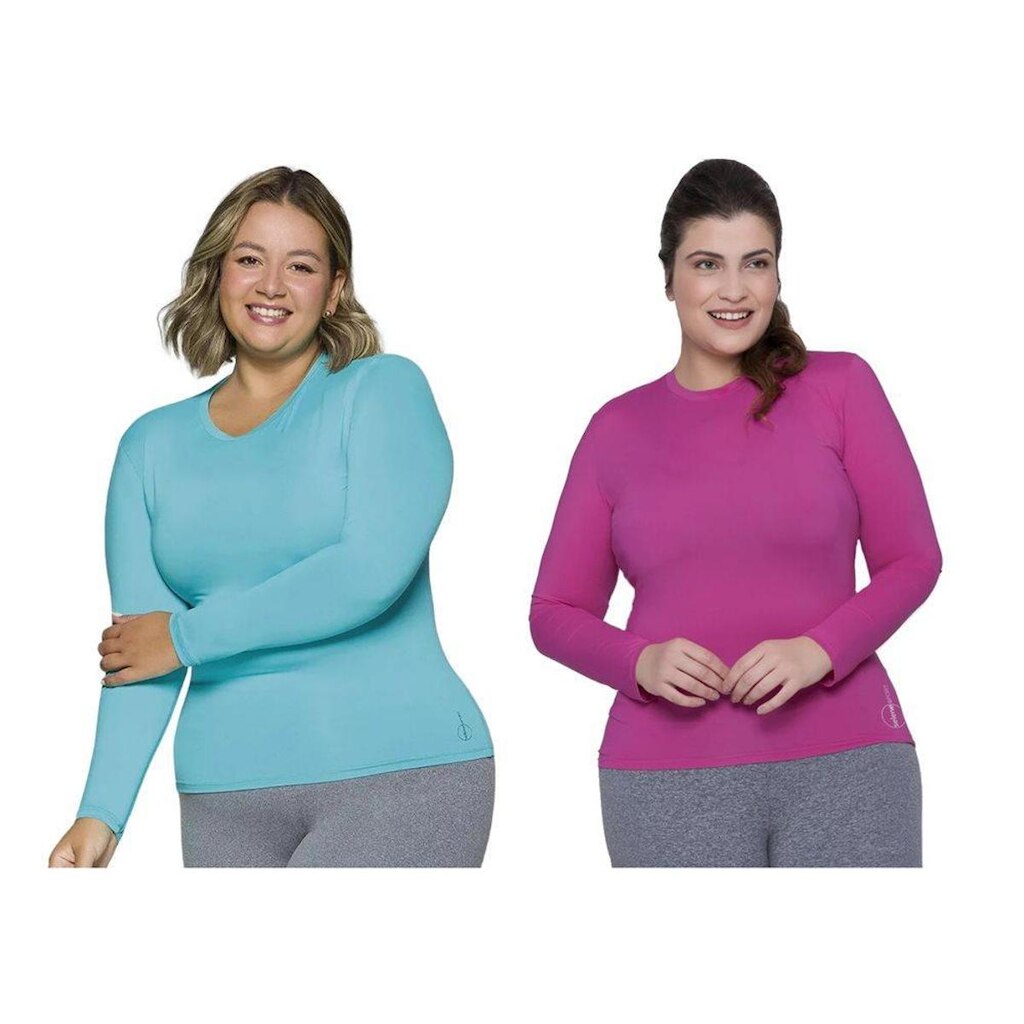 Kit 2 Camisas Térmicas Selene Proteção UV Plus Si