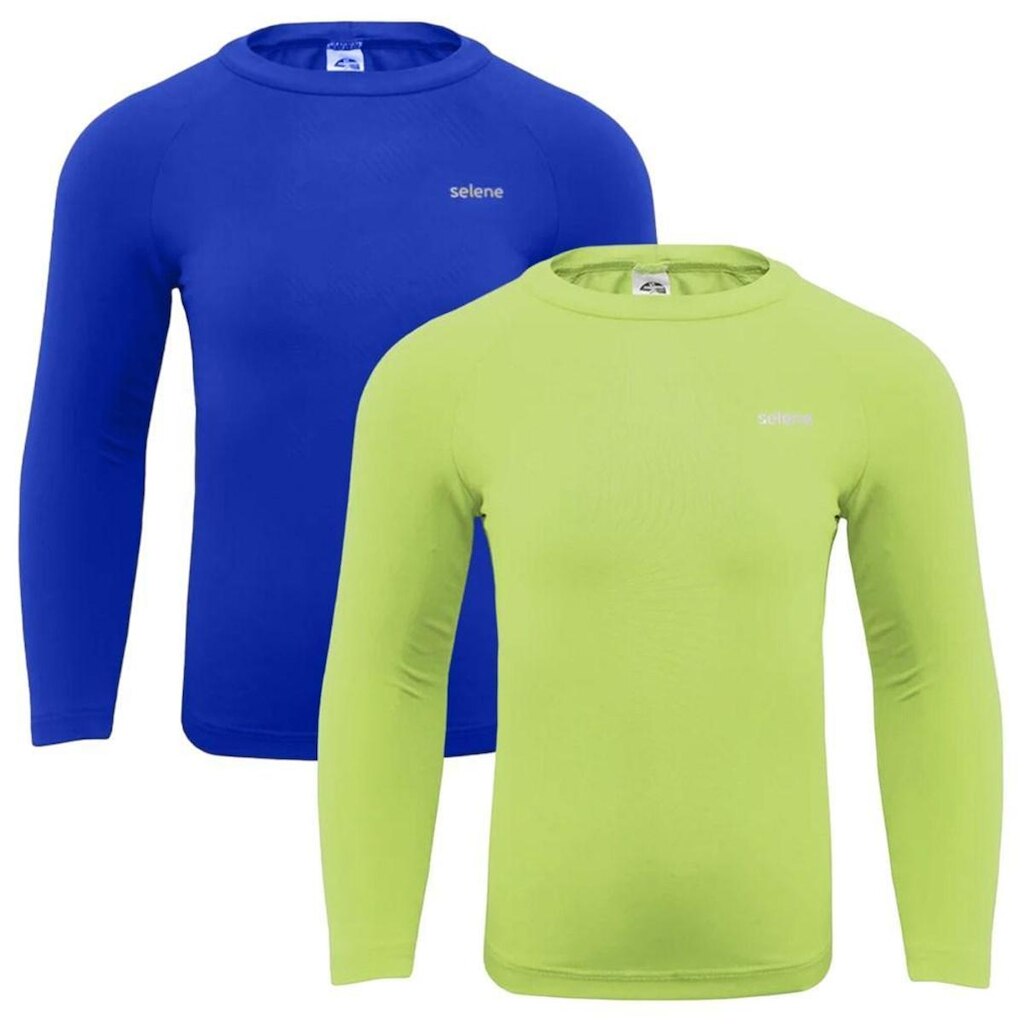 Kit 2 Camisas Térmicas Selene Proteção UV50+ Infa