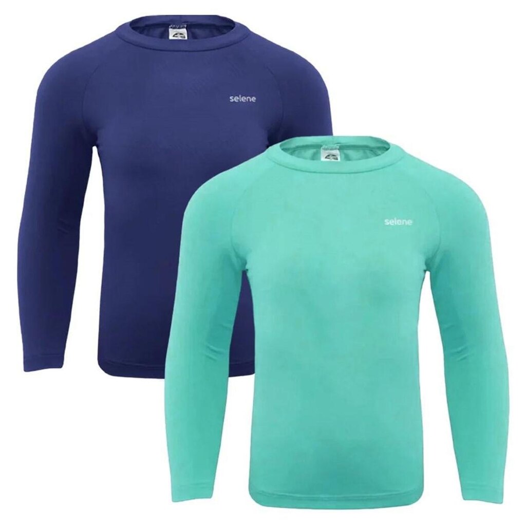 Kit 2 Camisas Térmicas Selene Proteção UV50+ Infa