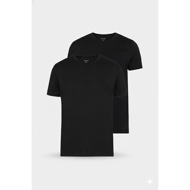 Kit 2 Camiseta Aramis Manga Curta New Basic Preto