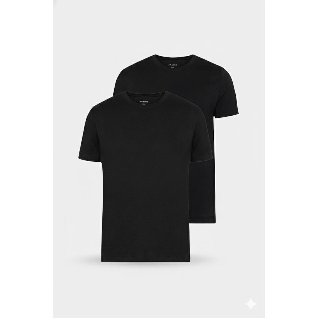 Kit 2 Camiseta Aramis Manga Curta New Basic Preto