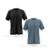 Kit 2 Camiseta Dry Esporte Academia Camisa Blusa Treino Camisetas - Preto+Cinza
