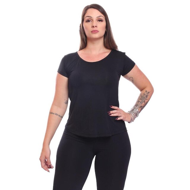 Kit 2 Camiseta Feminina Dry Manga Curta Baby Look Tshirt Academia Treino Esporte Camisetas