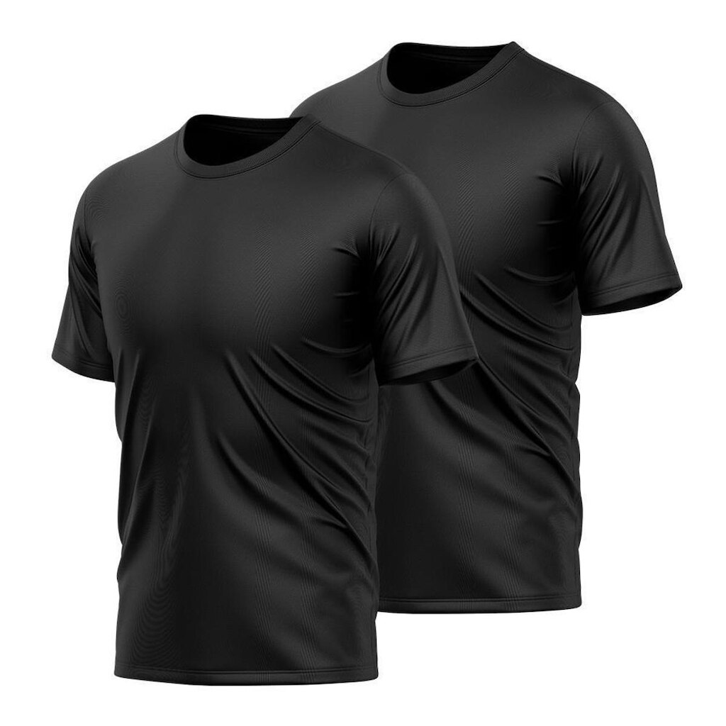 Kit 2 Camiseta Masculina Manga Curta Dry Proteção Solar