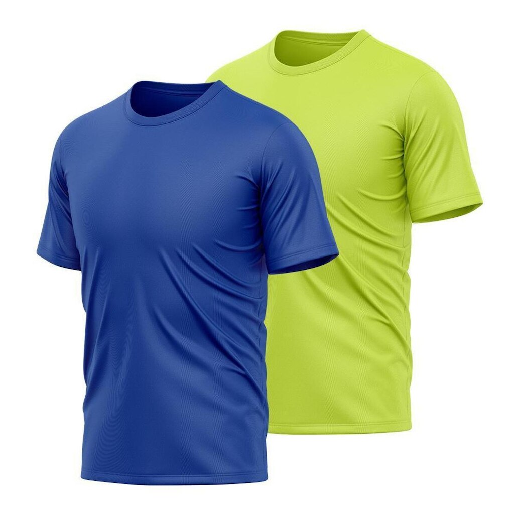 Kit 2 Camiseta Masculina Manga Curta Dry Proteção Solar