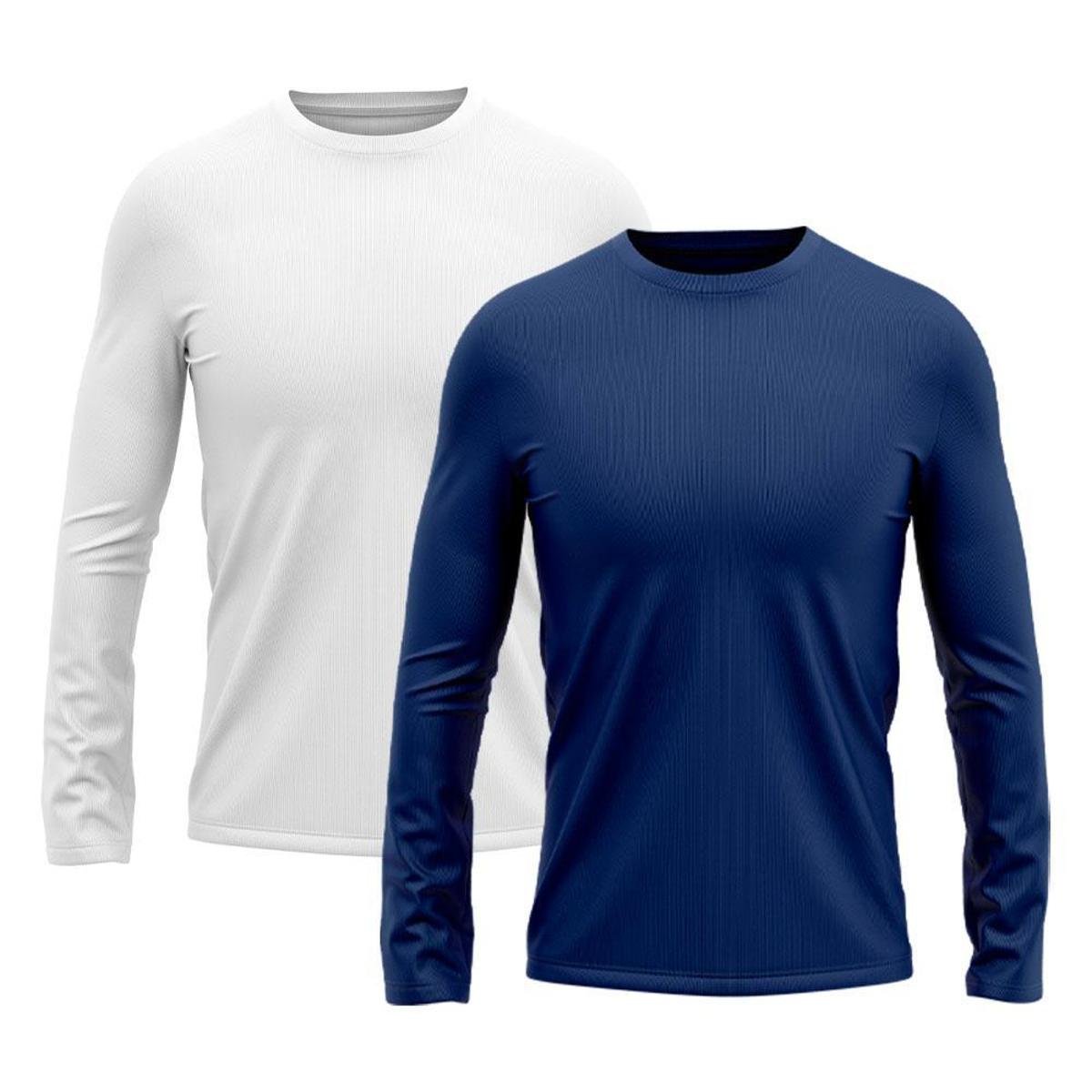 Kit 2 Camiseta Masculina Proteção UV Solar Camisa Térmica Dry Praia Ciclismo Esporte Camisetas Menor preço em Kit 2 Camiseta Masculina Proteção UV Solar Camisa Térmica Dry Praia Ciclismo Esporte Camisetas