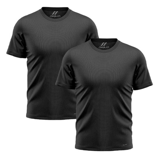 Kit 2 Camiseta Masculina Sagassi Dry Manga Curta Treino Academia Caminhada Camisetas - Preto é ruim? Kit 2 Camiseta Masculina Sagassi Dry Manga Curta Treino Academia Caminhada Camisetas - Preto é boa?