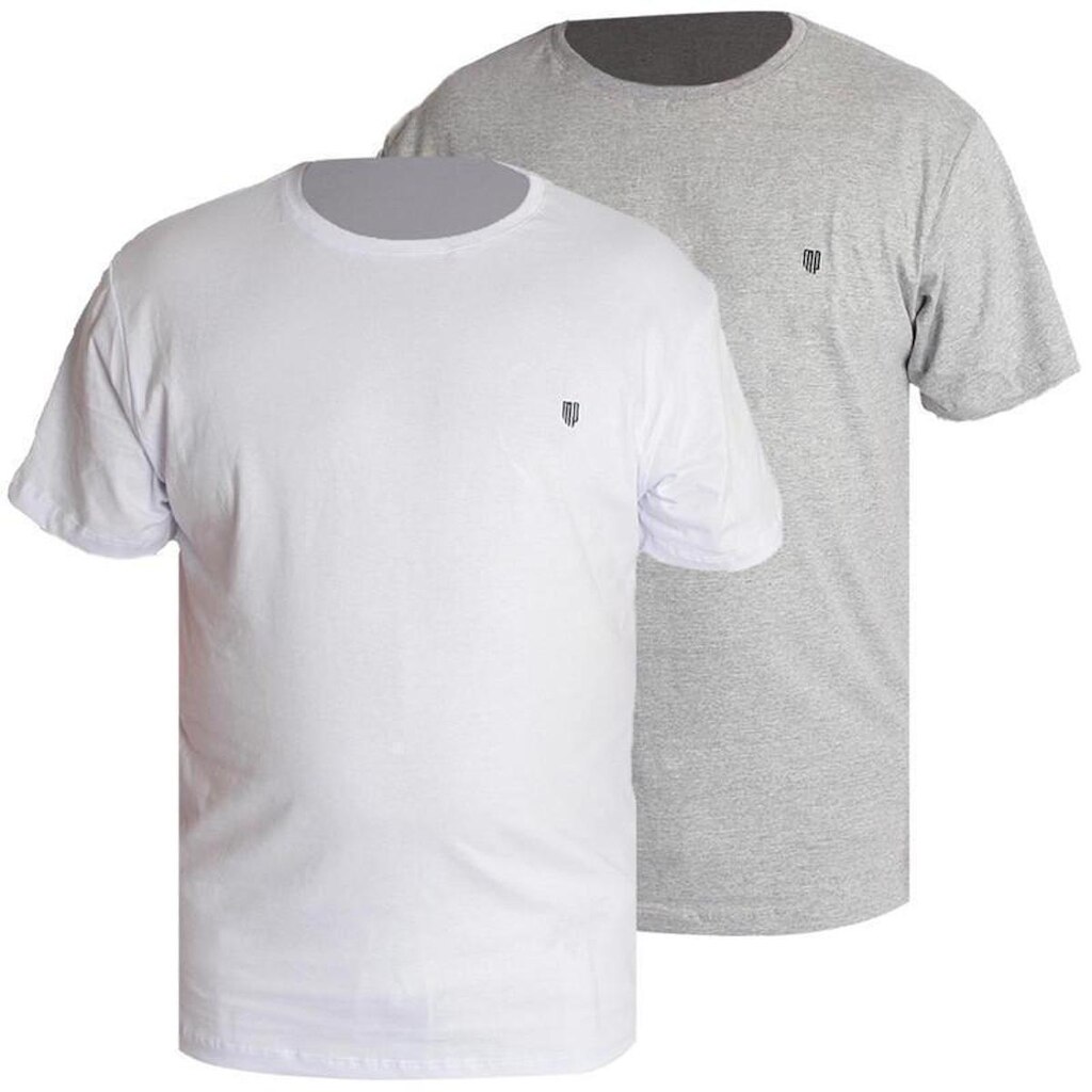 Kit 2 Camiseta Plus Size Make Peace Over 100% Algodão Masculina