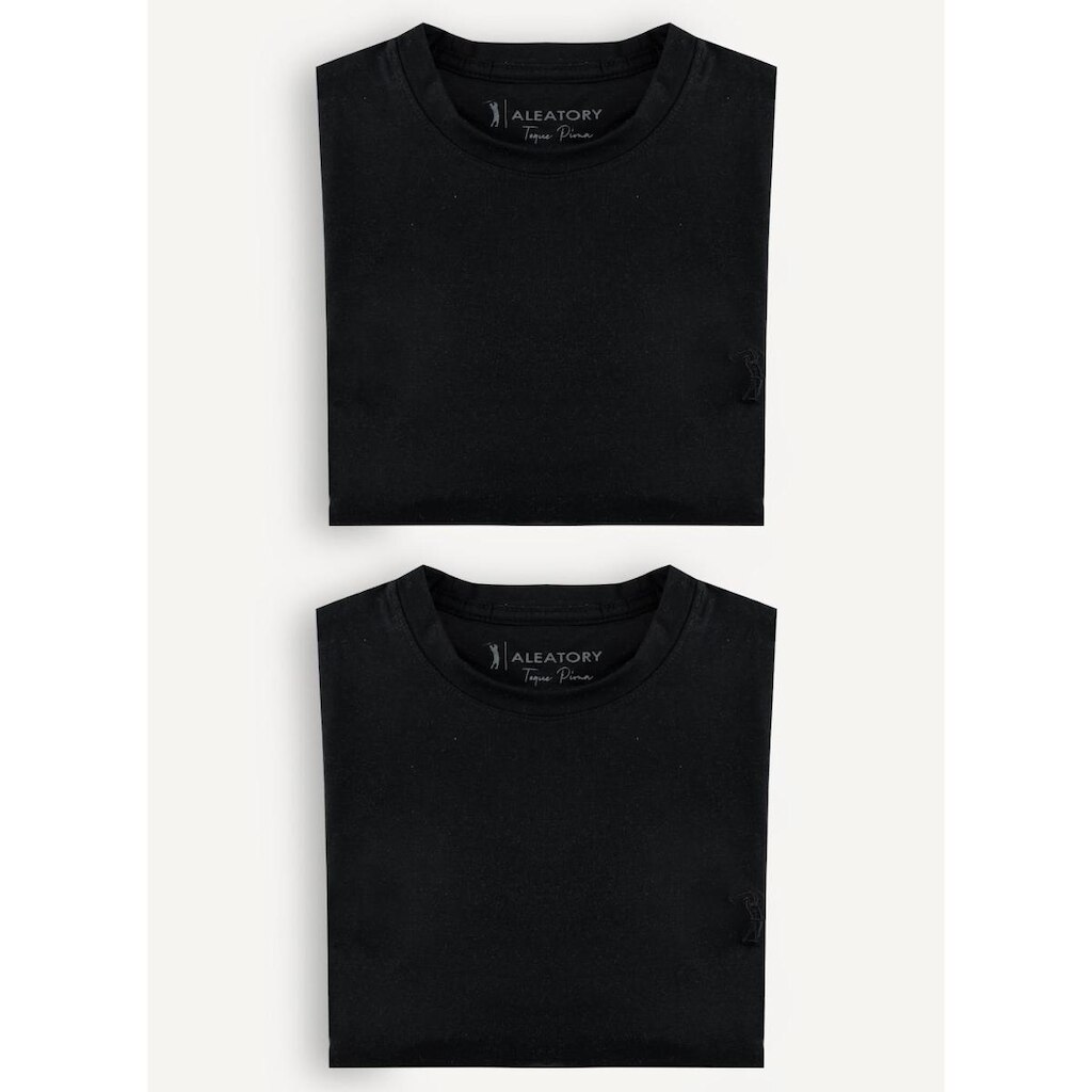 Kit 2 Camisetas Aleatory Lisa Pima Masculina