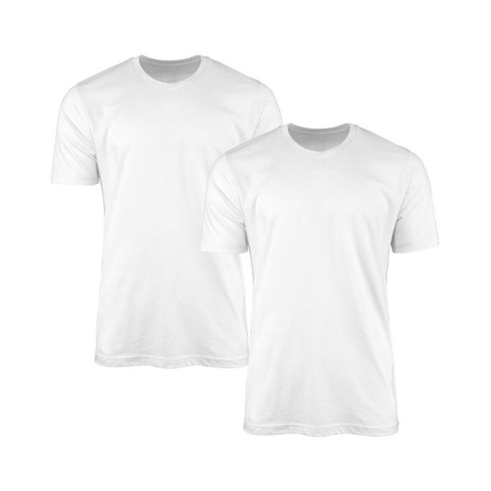 Kit 2 Camisetas AMGK Masculina Lisa Básica 100% Algodão - Branco é ruim? Kit 2 Camisetas AMGK Masculina Lisa Básica 100% Algodão - Branco é boa?