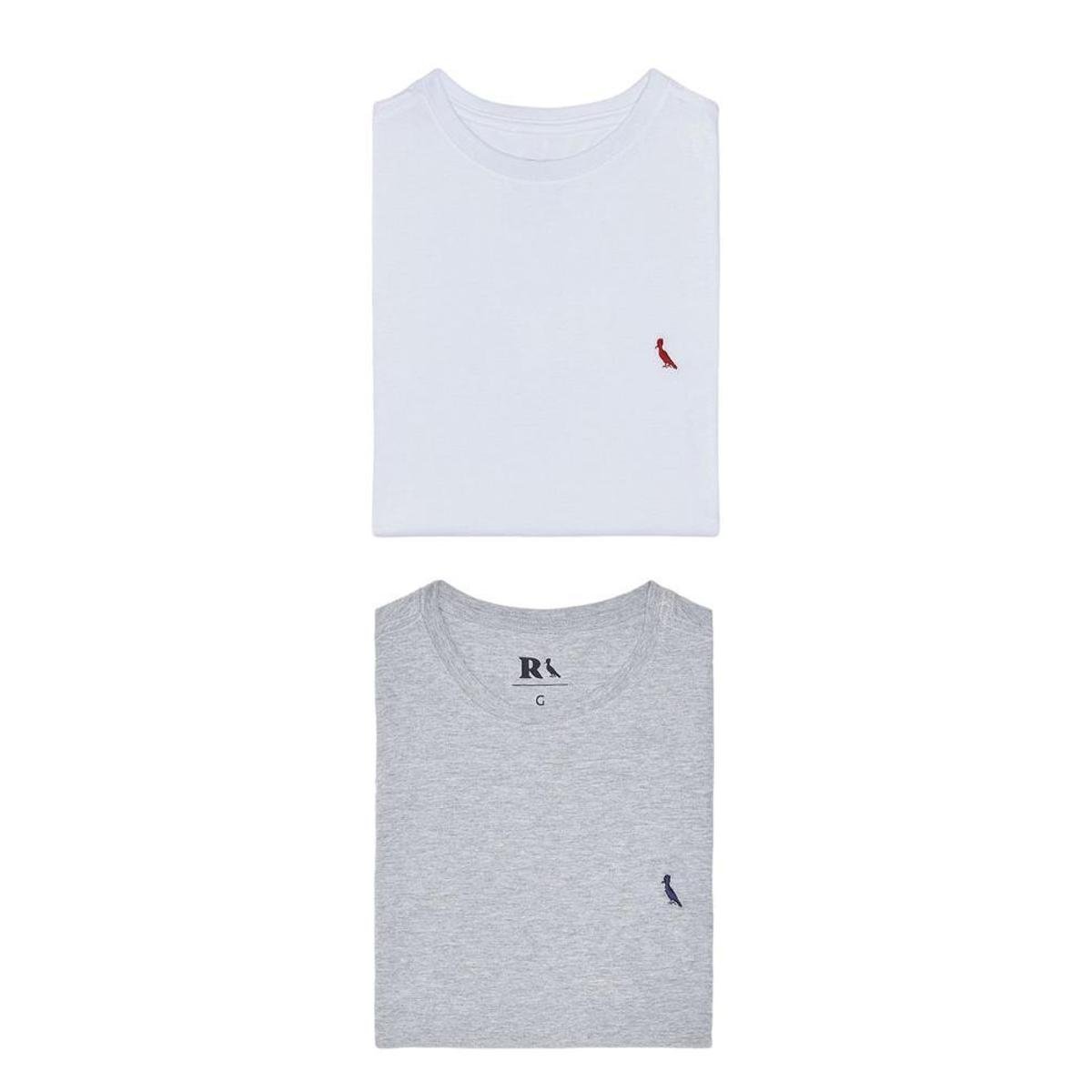 Kit 2 Camisetas Básicas Brasa E Gota Pica Pau Reserva Menor preço em Kit 2 Camisetas Básicas Brasa E Gota Pica Pau Reserva