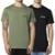 Kit 2 Camisetas Billabong Stacked Arch Duo WT24 - Preto