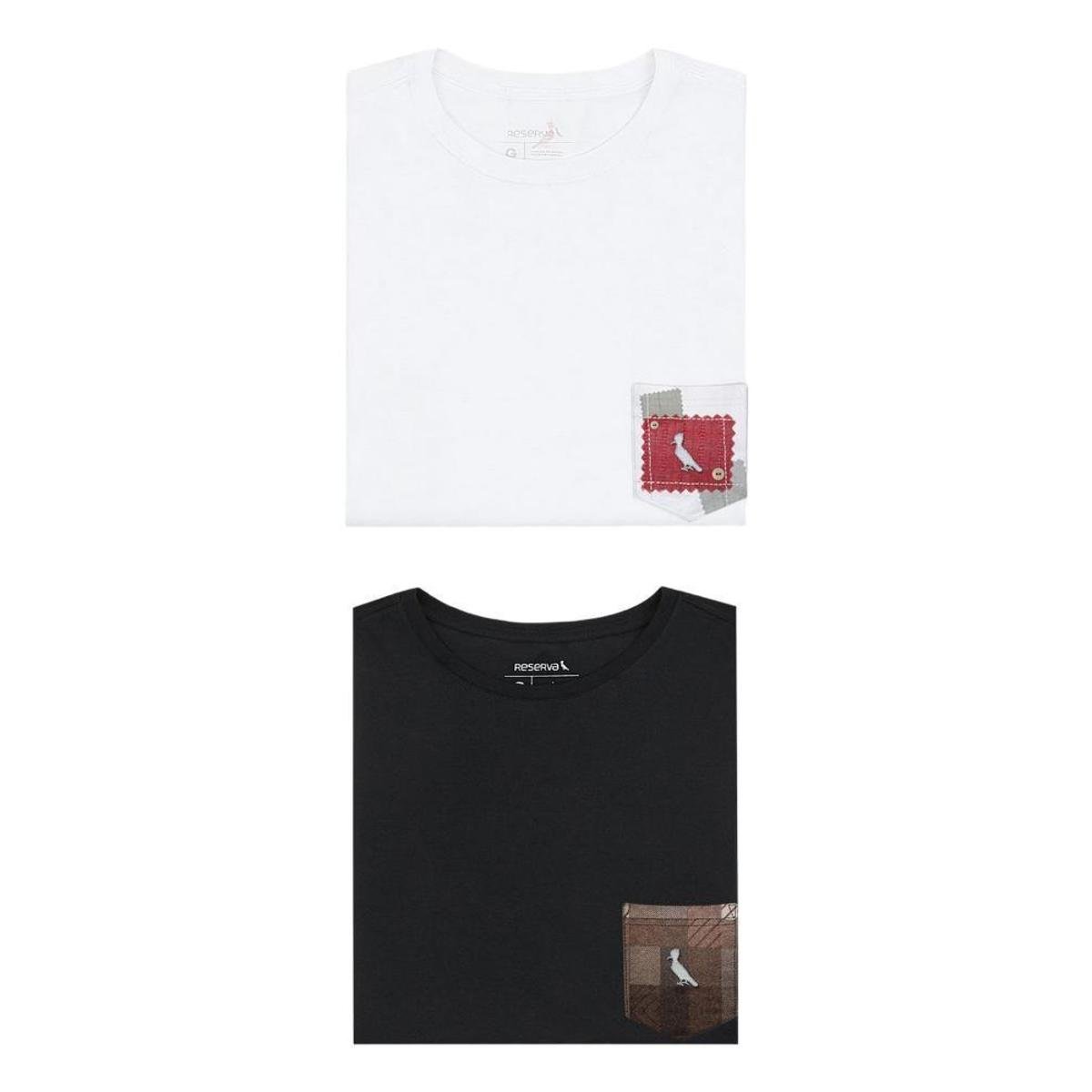 Kit 2 Camisetas Bolso Xadrez Reserva é ruim? Kit 2 Camisetas Bolso Xadrez Reserva é boa?