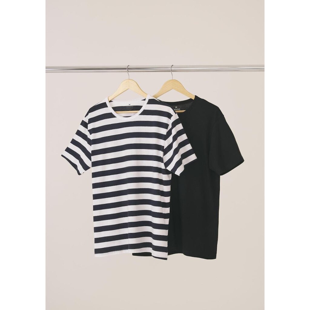 Kit 2 Camisetas Hering com Gola Arredondada Masculina